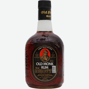 Ром OLD MONK выдержанный 7 лет 42,8%, 0.75л