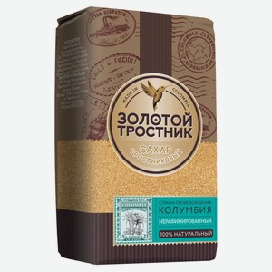 Сахар тростниковый «Золотой Тростник» нерафинированный, 900 г