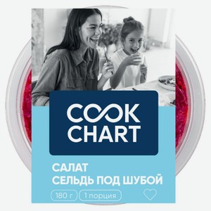 Салат Cook Chart сельдь под шубой, 180 г