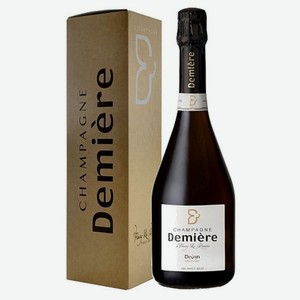 Шампанское Demiere Divin Meunier белое брют в подарочной упаковке Франция, 0,75 л