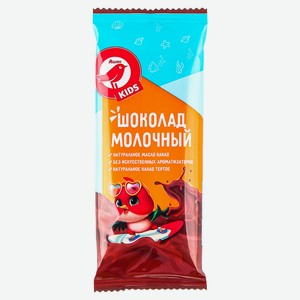 Шоколад молочный АШАН Красная птица Kids, 40 г