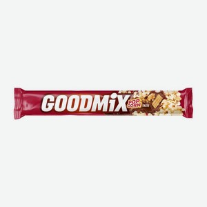 Шоколадный батончик хрустящая вафля попкорн Goodmix 45г