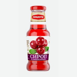 Сироп Пиканта клюквенный 300г