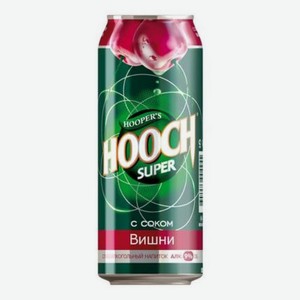 Слабоалкогольный напиток Hooch Cherry 7,2%, 450 мл