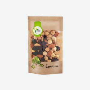 Смесь жареных орехов и изюма Семушка, 150 г