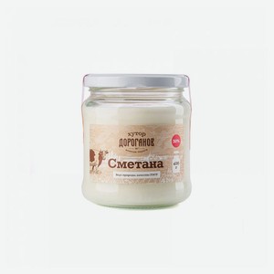 Сметана «Дороганов хутор» 30% БЗМЖ, 400 г
