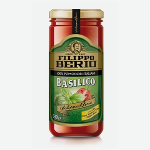 Соус томатный Filippo Berio с базиликом 340 г