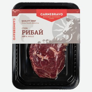 Стейк говяжий Carnebravo Рибай охлажденный, 250 г