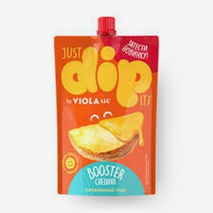 Сыр плавленый Dip Viola Booster Cheddar 45% 180г