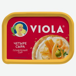 Сыр плавленый Viola четыре сыра 50% БЗМЖ, 200 г