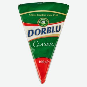 Сыр полутвердый с благородной голубой плесенью Дор Блю Dorblu 50% БЗМЖ, 100 г