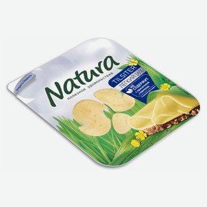 Сыр полутвердый Тильзитер Natura Легкий без лактозы халяль нарезка 16% БЗМЖ, 150 г