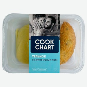 Тельное жареное Cook Chart с картофельным пюре, 220 г