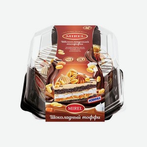 Торт Шоколадный тоффи Mirel 580г 580 г