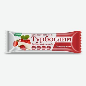 Турбослим Батончик белковый клубничный чизкейк 50 г