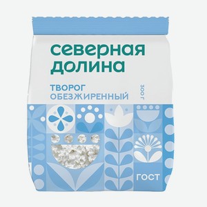 Творог «Северная Долина» обезжиренный, 300 г