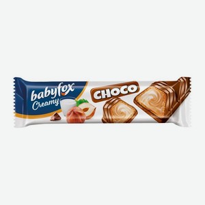 Вафельный батончик Creamy Choco Babyfox 23г