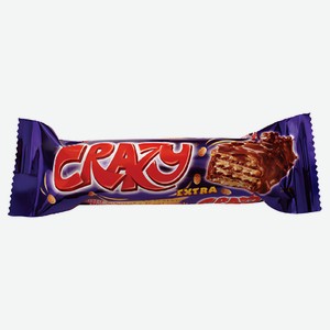 Вафли Solen Crazy с какао начинкой и воздушным рисом, 30 г