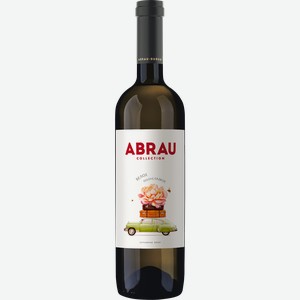 Вино АБРАУ Купаж белое полусладкое, 0.75л