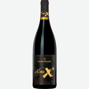 Вино Alma X Мерло каберне совиньон красное сухое 15% 750мл 750 г