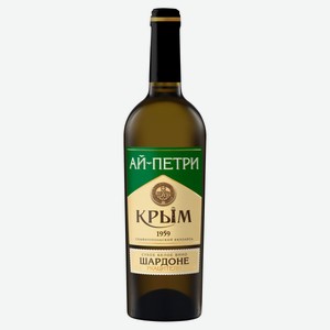Вино «Ай-Петри» Шард-Ркацители белое сухое Россия, 0,75 л