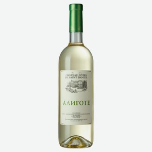 Вино Chateau Cotes de Saint Daniel Алиготе белое сухое Россия, 0,75 л