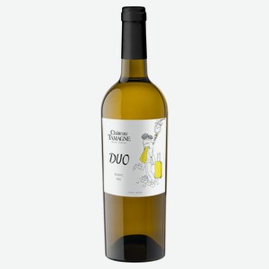 Вино Chateau TAMAGNE Duo сухое белое Россия, 0,75 л
