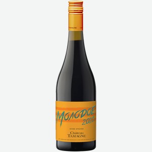 Вино CHATEAU TAMAGNE Молодое Южный берег Тамани Российское красное сухое, 0.75л
