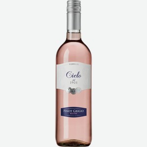 Вино CIELO Пино Гриджо Розе Делле Венецие молодое роз. п/cух., Италия, 0.75 L