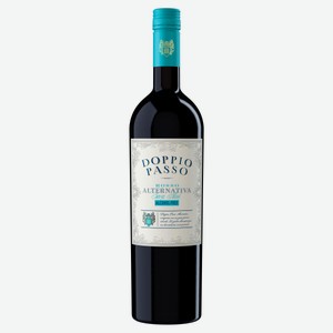 Вино Doppio Passo Rosso красное сладкое безалкогольное Италия, 0,75 л