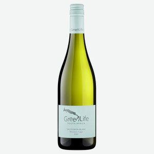 Вино GreenLife Sauvignon Blanc Western Cape белое сухое Южная Африка, 0,75 л