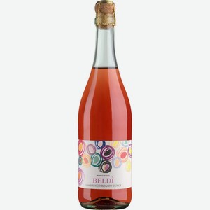 Вино игристое BELDI Lambrusco Эмилия IGT жемчужное роз. п/сл., Италия, 0.75 L