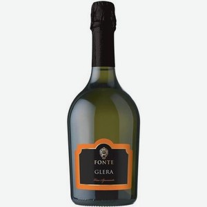 Вино игристое Fonte Glera Spumante белое экстра сухое, 0.75л, Италия