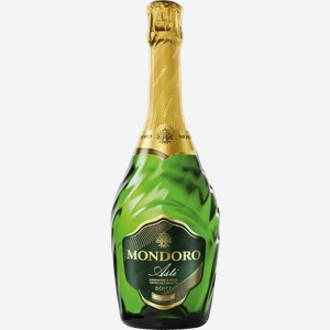 Вино игристое MONDORO Асти Пьемонт белое сладкое, 0.75л