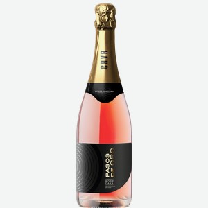 Вино игристое PASOS DE ORO Розе Кава розовое брют, 0.75л