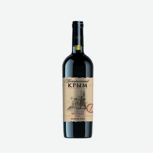 Вино ИСТОРИЧЕСКИЙ КРЫМ Каберне-Бастардо красное п/сл. 0.75л 12%