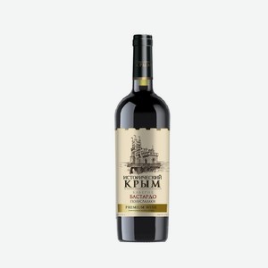 Вино ИСТОРИЧЕСКИЙ КРЫМ Каберне-Бастардо красное сух. 0.75л 13%