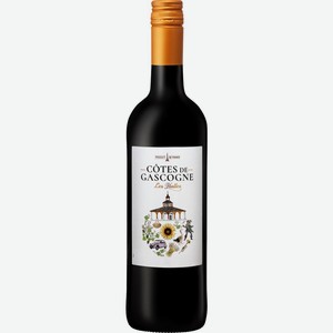 Вино LES HALLES COTES DE Rouge Кот де Гасконь кр. п/сух., Франция, 0.75 L