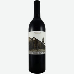Вино LONG BARN Зинфандель красное полусухое, 0.75л