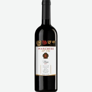 Вино MARCHESE DELL ELSA кр. сух., Италия, 0.75 L
