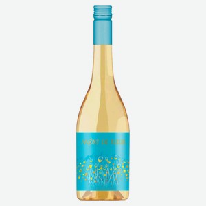Вино Mont De Fleur белое полусухое Россия, 0,75 л
