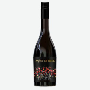 Вино Mont De Fleur красное полусухое Россия, 0,75 л