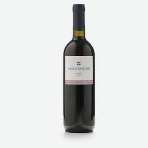 Вино Montefiore Rosso красное полусухое Италия, 0,75 л