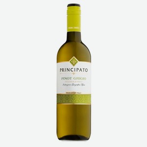 Вино Principato Pinot Grigio белое сухое Италия, 0,75 л