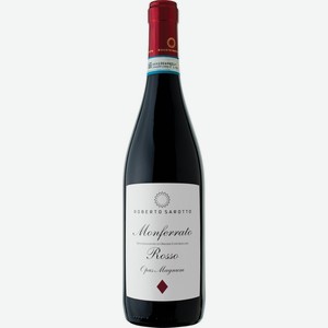 Вино ROBERTO SAROTTO Monferrato Rosso Пьемонт DOC кр. сух., Италия, 0.75 L