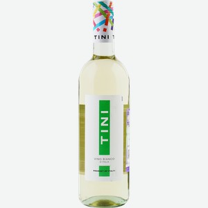 Вино TINI Бьянко молодое ординарное белое полусухое, 0.75л