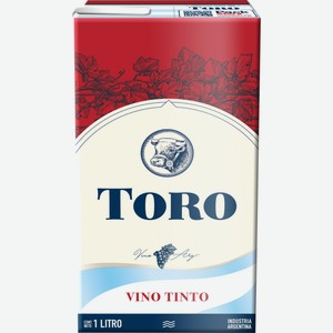 Вино TORO_AR Tinto ордин. кр. сух., Аргентина, 1 L