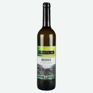 Вино Vinotuar белое сухое Россия, 0,75 л