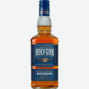Виски BOURBON HOLY GUN Зерновой алк.40%, Россия, 0.7 L