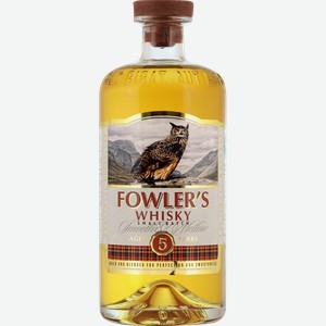 Виски FOWLERS зерновой 40%, 0.7л